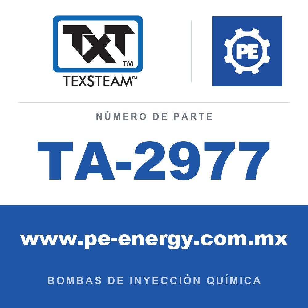 Texsteam TA-2977 - Texsteam TA 2977 - Componente de Válvula y Sello