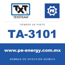 Texsteam TA-3101 - Texsteam TA 3101 - Componente de Válvula y Sello
