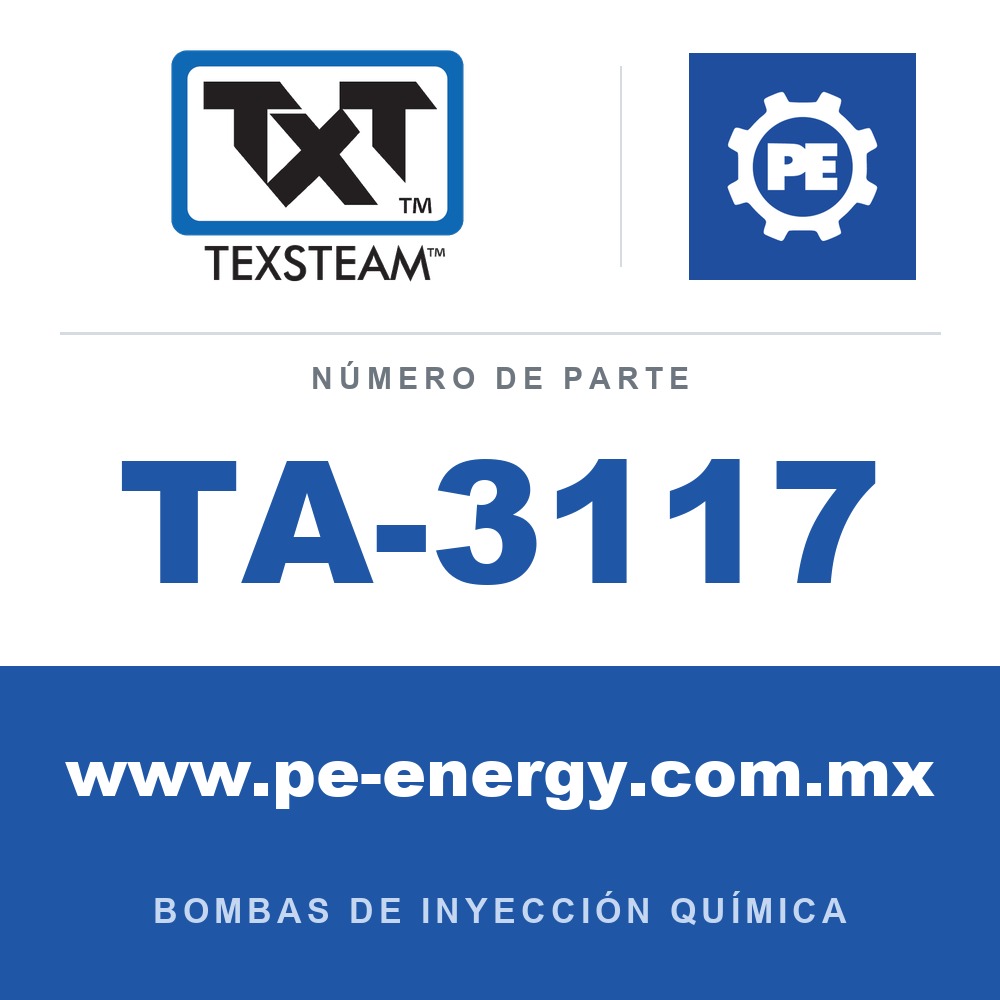 Texsteam TA-3117 - Texsteam TA 3117 - Componente de Válvula y Sello
