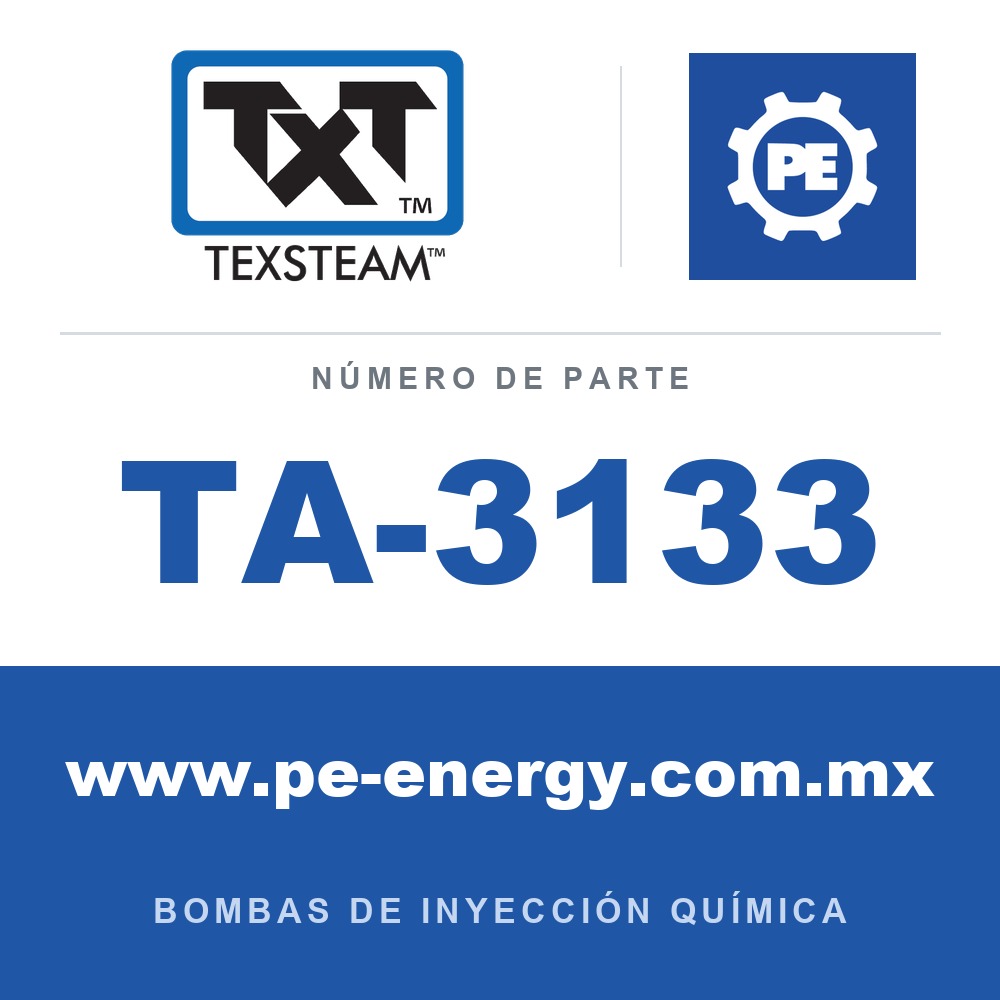 Texsteam TA-3133 - Texsteam TA 3133 - Componente de Válvula y Sello
