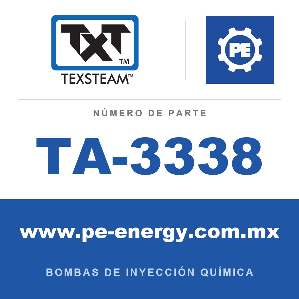 Texsteam TA-3338 - Texsteam TA 3338 - Componente de Válvula y Sello
