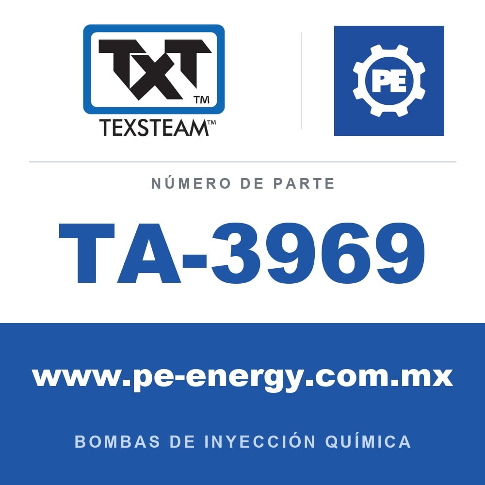 Texsteam TA-3969 - Texsteam TA 3969 - Componente de Válvula y Sello
