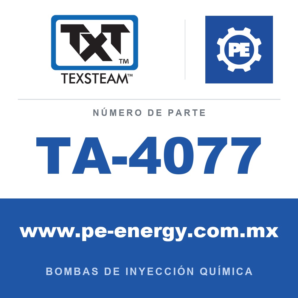 Texsteam TA-4077 - Texsteam TA 4077 - Componente de Válvula y Sello
