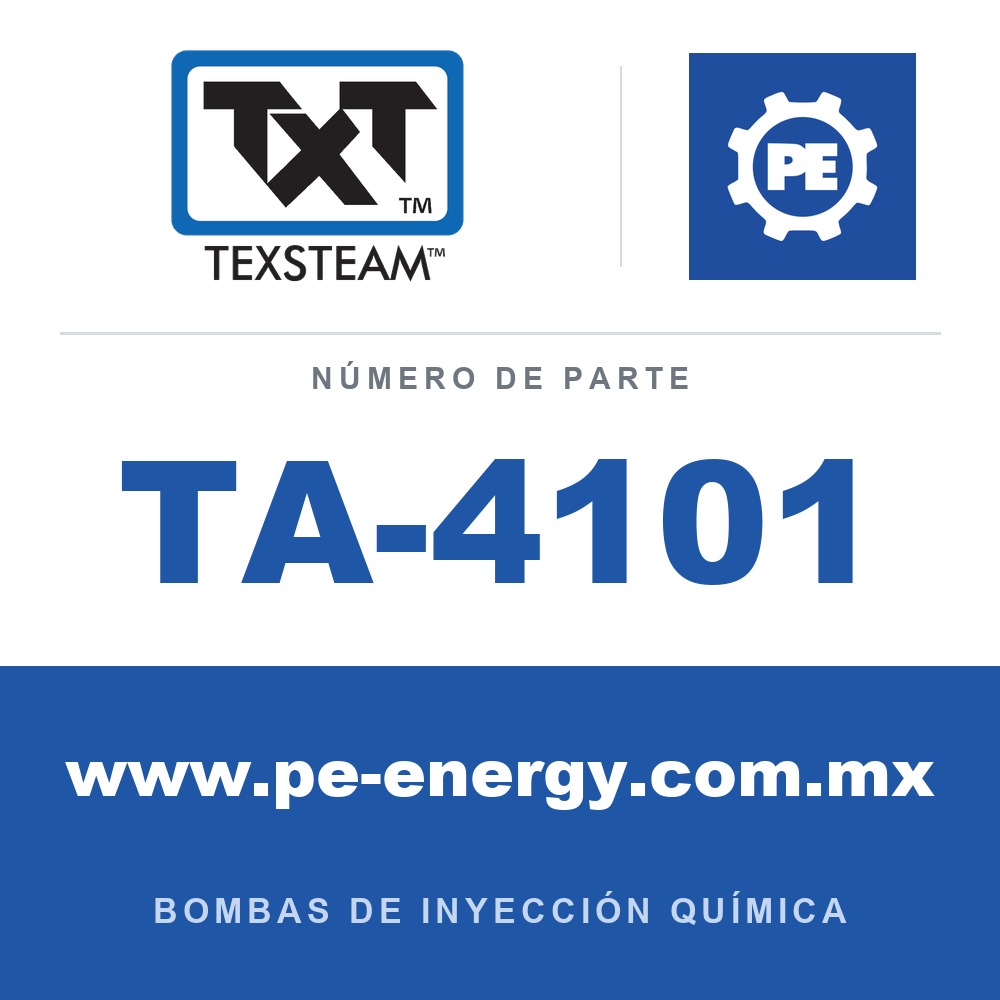 Texsteam TA-4101 - Texsteam TA 4101 - Componente de Válvula y Sello