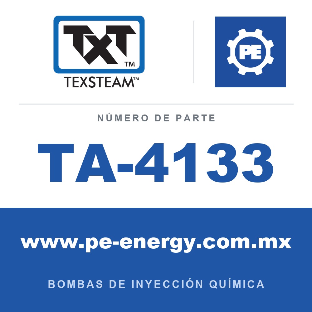 Texsteam TA-4133 - Texsteam TA 4133 - Componente de Válvula y Sello