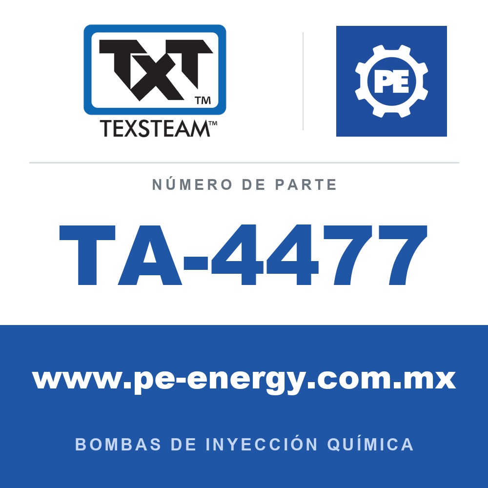 Texsteam TA-4477 - Texsteam TA 4477 - Componente de Válvula y Sello