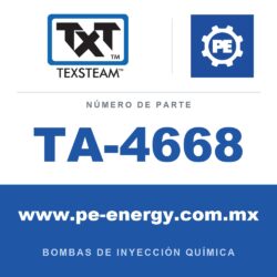 Texsteam TA-4668 - Texsteam TA 4668 - Componente de Válvula y Sello
