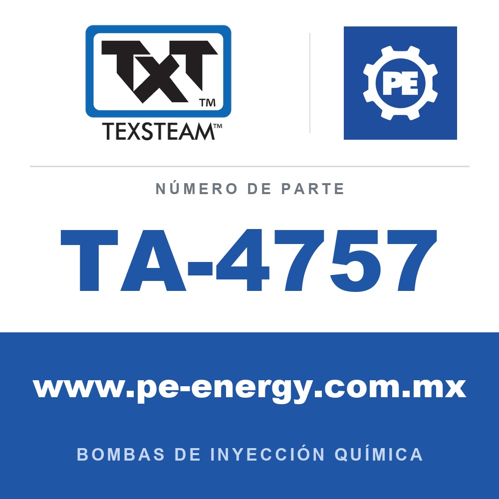 Texsteam TA-4757 - Texsteam TA 4757 - Componente de Válvula y Sello