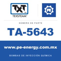 Texsteam TA-5643 - Texsteam TA 5643 - Componente de Válvula y Sello