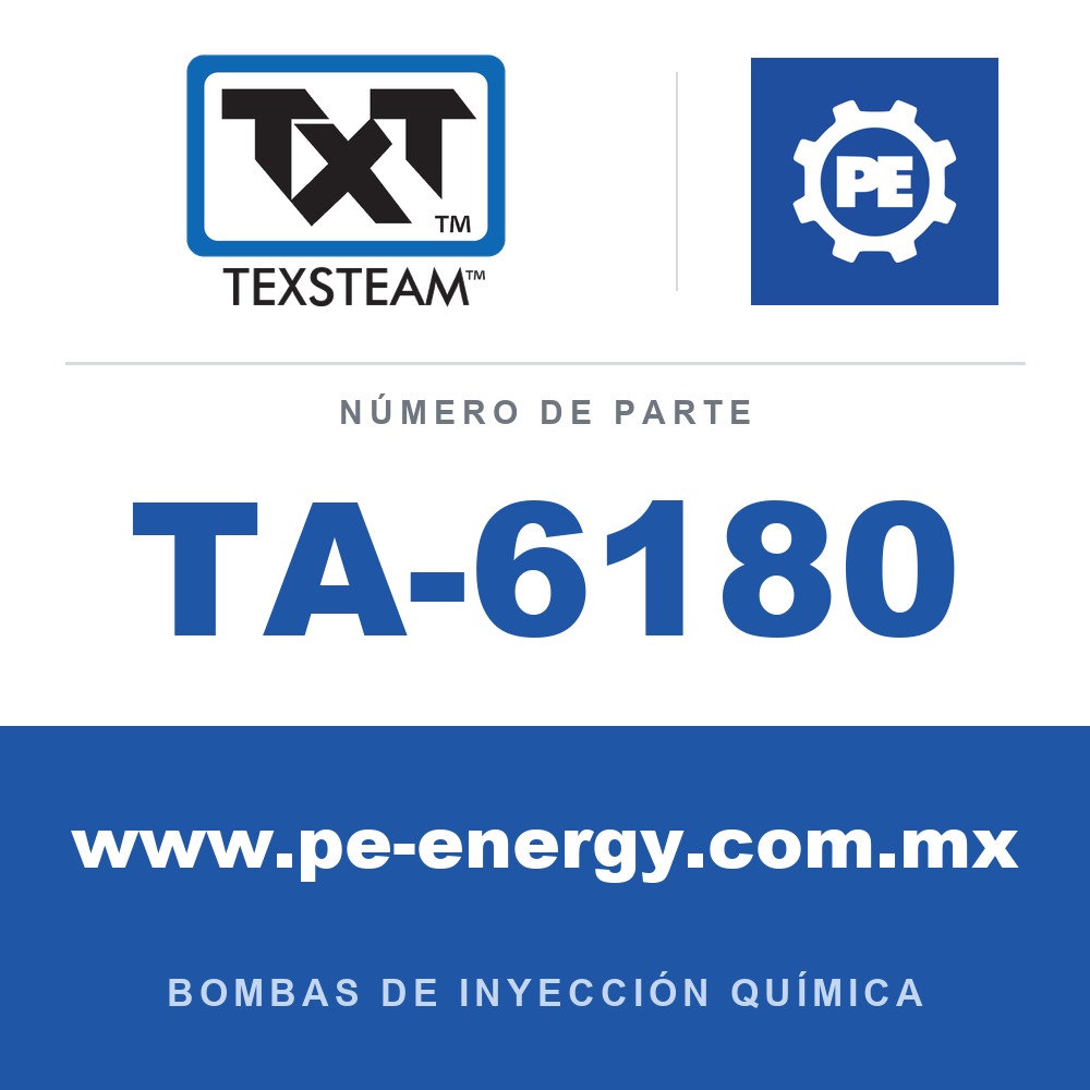Texsteam TA-6180 - Texsteam TA 6180 - Componente de Válvula y Sello