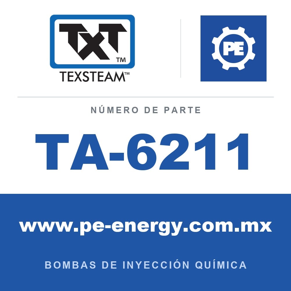 Texsteam TA-6211 - Texsteam TA 6211 - Componente de Válvula y Sello