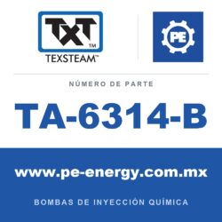 Texsteam TA-6314-B - Texsteam TA 6314-B - Componente de Válvula y Sello