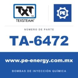 Texsteam TA-6472 - Texsteam TA 6472 - Componente de Válvula y Sello