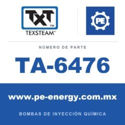 Texsteam TA-6476 - Texsteam TA 6476 - Componente de Válvula y Sello