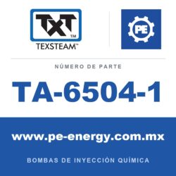Texsteam TA-6504-1 - Texsteam TA 6504-1 - Componente de Válvula y Sello