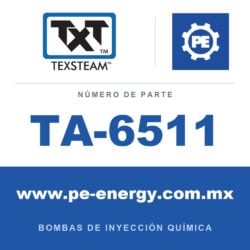 Texsteam TA-6511 - Texsteam TA 6511 - Componente de Válvula y Sello