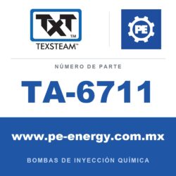 Texsteam TA-6711 - Texsteam TA 6711 - Componente de Válvula y Sello