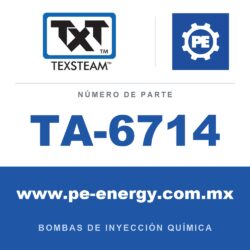 Texsteam TA-6714 - Texsteam TA 6714 - Componente de Válvula y Sello