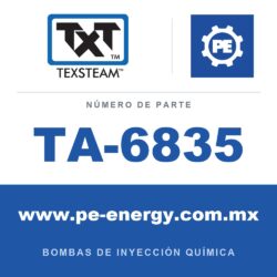 Texsteam TA-6835 - Texsteam TA 6835 - Componente de Válvula y Sello