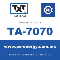 Texsteam TA-7070 - Texsteam TA 7070 - Componente de Válvula y Sello