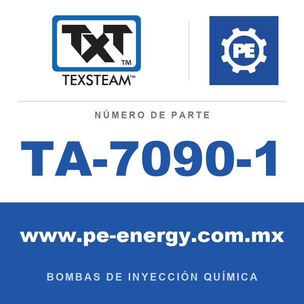 Texsteam TA-7090-1 - Texsteam TA 7090-1 - Componente de Válvula y Sello