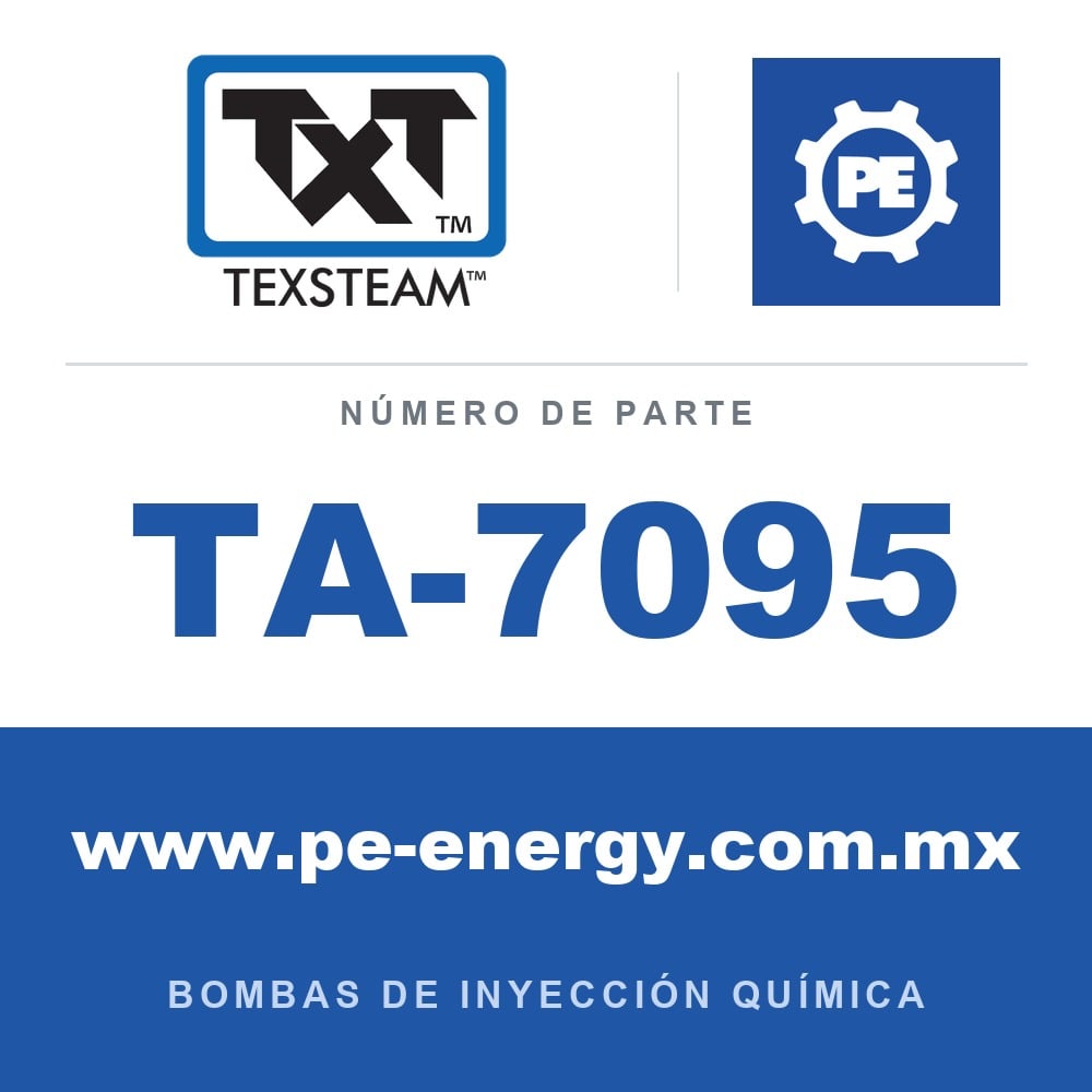 Texsteam TA-7095 - Texsteam TA 7095 - Componente de Válvula y Sello