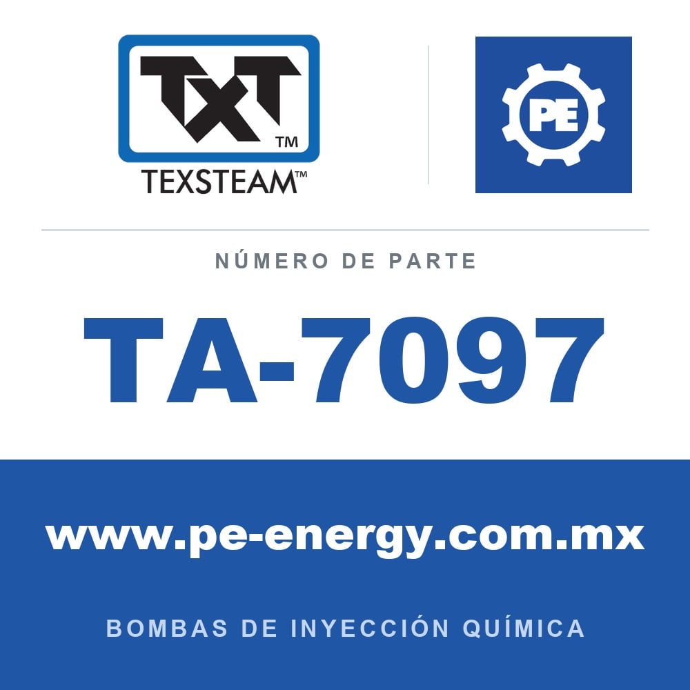 Texsteam TA-7097 - Texsteam TA 7097 - Componente de Válvula y Sello
