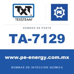 Texsteam TA-7129 - Texsteam TA 7129 - Componente de Válvula y Sello
