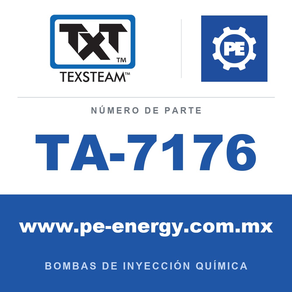 Texsteam TA-7176 - Texsteam TA 7176 - Componente de Válvula y Sello