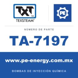 Texsteam TA-7197 - Texsteam TA 7197 - Componente de Válvula y Sello