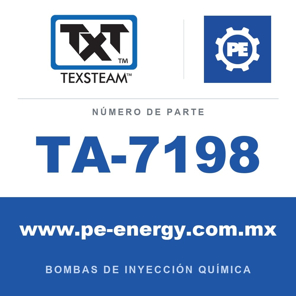 Texsteam TA-7198 - Texsteam TA 7198 - Componente de Válvula y Sello