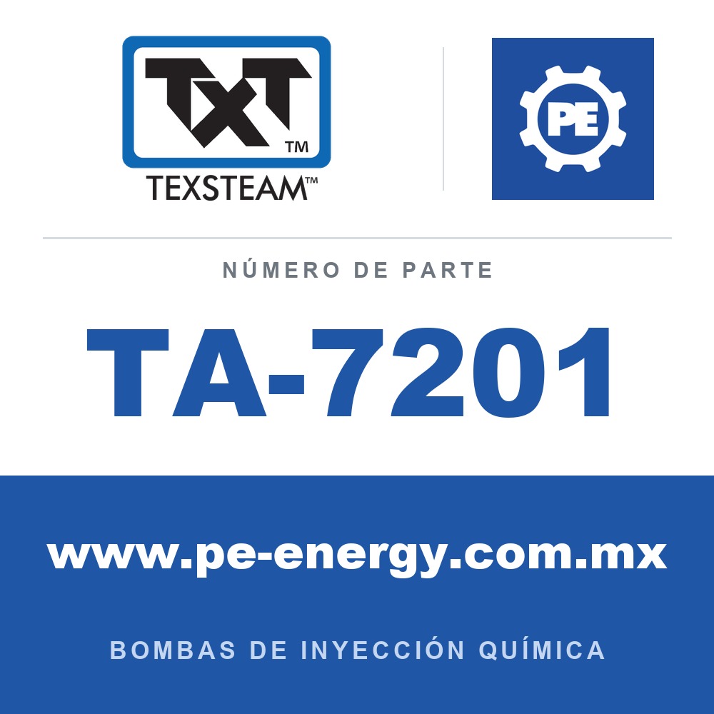 Texsteam TA-7201 - Texsteam TA 7201 - Componente de Válvula y Sello