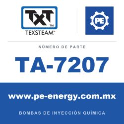 Texsteam TA-7207 - Texsteam TA 7207 - Componente de Válvula y Sello