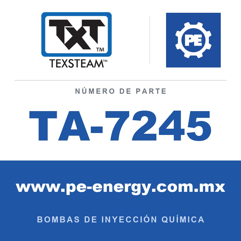Texsteam TA-7245 - Texsteam TA 7245 - Componente de Válvula y Sello
