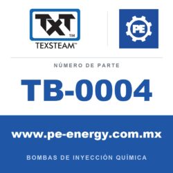 Texsteam TB-0004 - Texsteam TB 0004 - Componente del Cuerpo de Bomba
