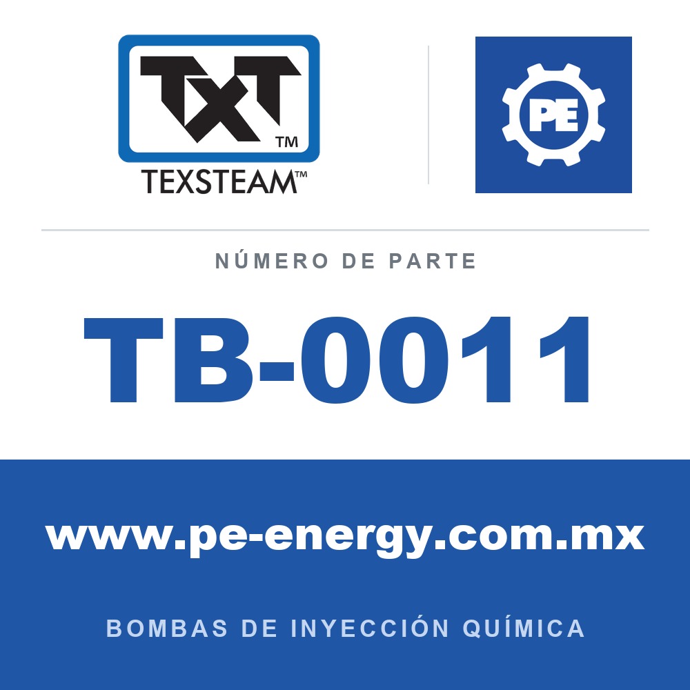 Texsteam TB-0011 - Texsteam TB 0011 - Componente del Cuerpo de Bomba