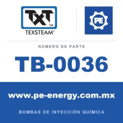 Texsteam TB-0036 - Texsteam TB 0036 - Componente del Cuerpo de Bomba