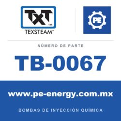 Texsteam TB-0067 - Texsteam TB 0067 - Componente del Cuerpo de Bomba