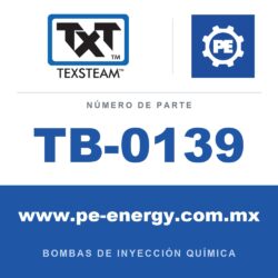 Texsteam TB-0139 - Texsteam TB 0139 - Componente del Cuerpo de Bomba