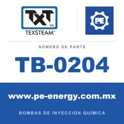 Texsteam TB-0204 - Texsteam TB 0204 - Componente del Cuerpo de Bomba