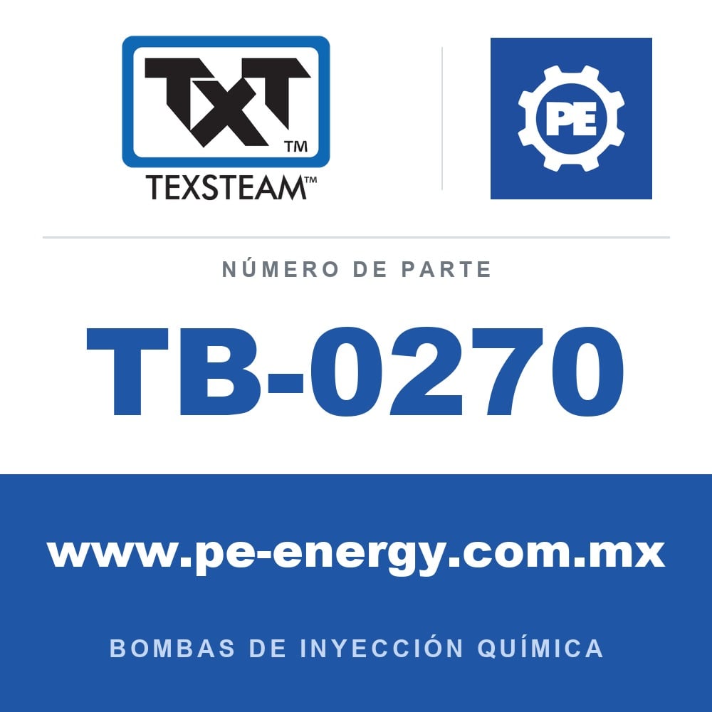 Texsteam TB-0270 - Texsteam TB 0270 - Componente del Cuerpo de Bomba