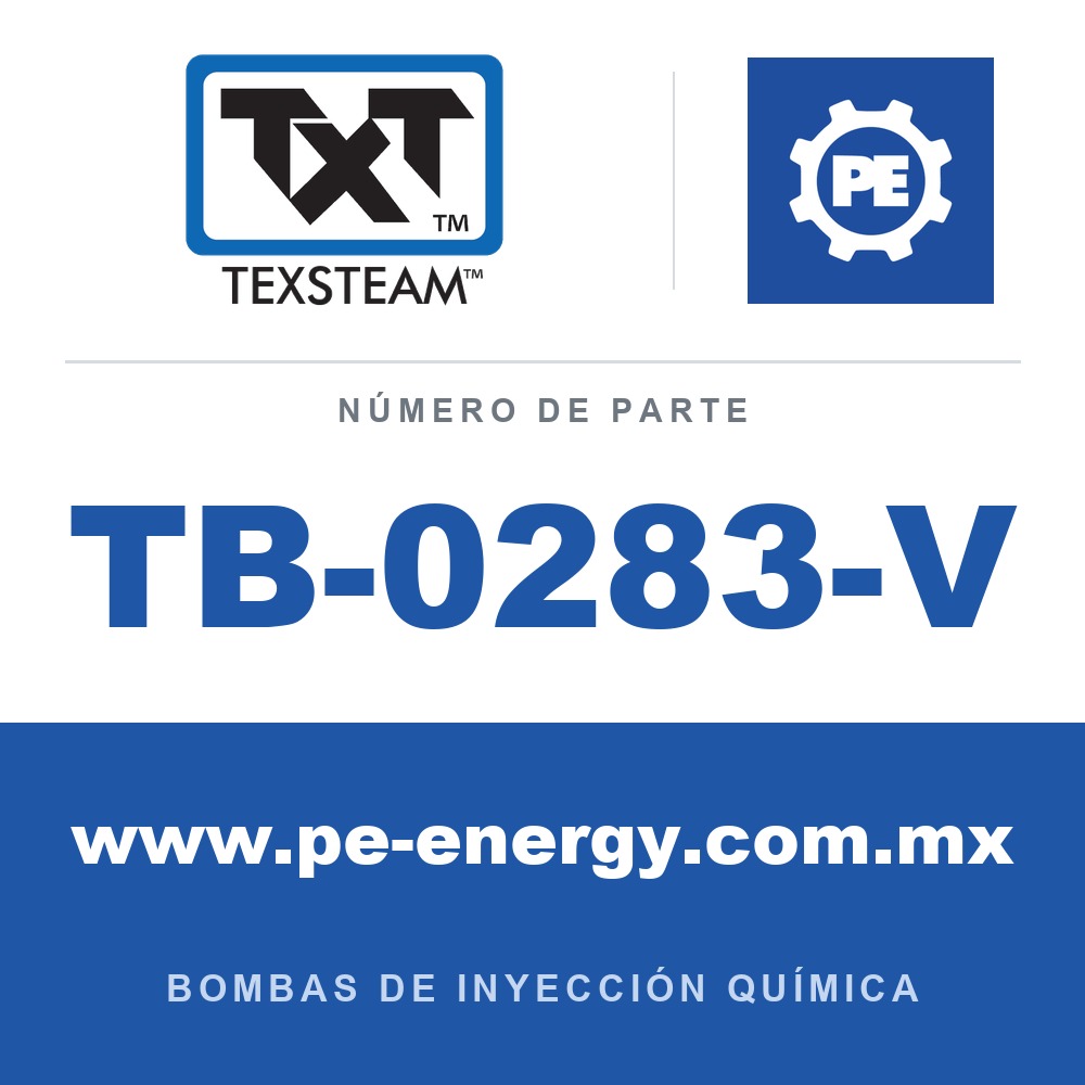 Texsteam TB-0283-V - Texsteam TB 0283-V - Componente del Cuerpo de Bomba