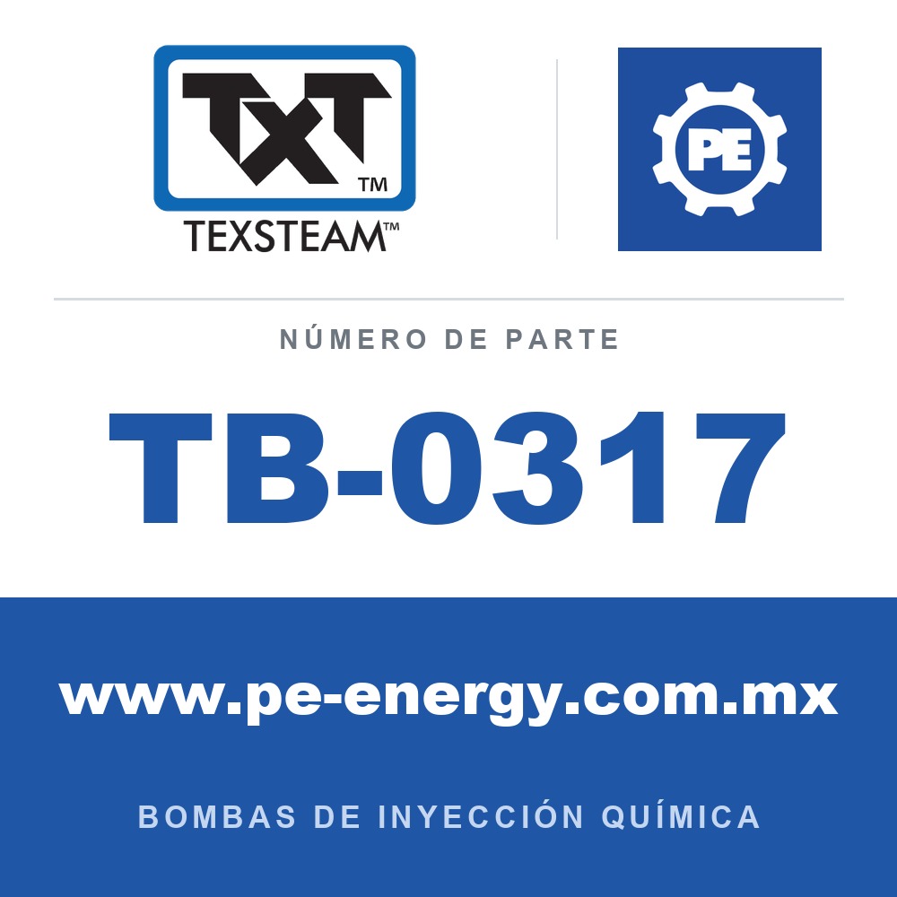 Texsteam TB-0317 - Texsteam TB 0317 - Componente del Cuerpo de Bomba