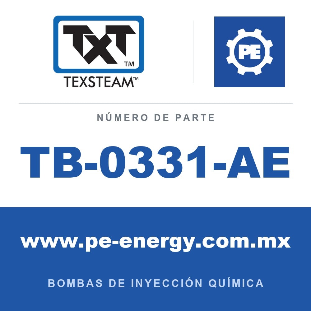 Texsteam TB-0331-AE - Texsteam TB 0331-AE - Componente del Cuerpo de Bomba