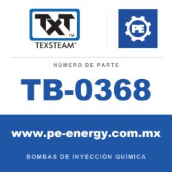Texsteam TB-0368 - Texsteam TB 0368 - Componente del Cuerpo de Bomba