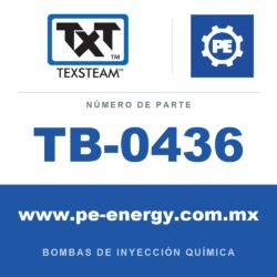Texsteam TB-0436 - Texsteam TB 0436 - Componente del Cuerpo de Bomba