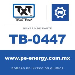 Texsteam TB-0447 - Texsteam TB 0447 - Componente del Cuerpo de Bomba