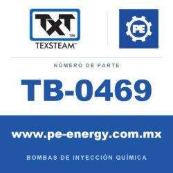 Texsteam TB-0469 - Texsteam TB 0469 - Componente del Cuerpo de Bomba