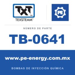 Texsteam TB-0641 - Texsteam TB 0641 - Componente del Cuerpo de Bomba