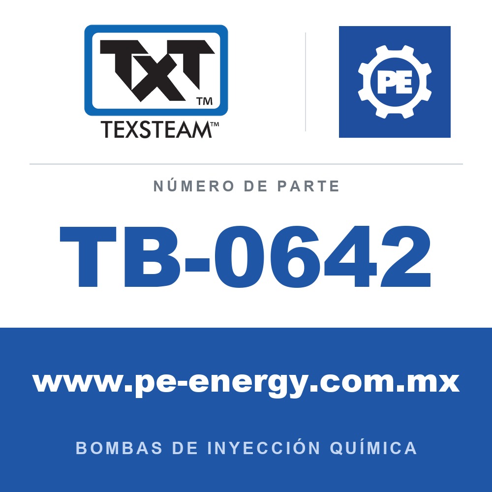 Texsteam TB-0642 - Texsteam TB 0642 - Componente del Cuerpo de Bomba